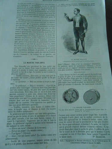 Montre parlante magie - parlante,