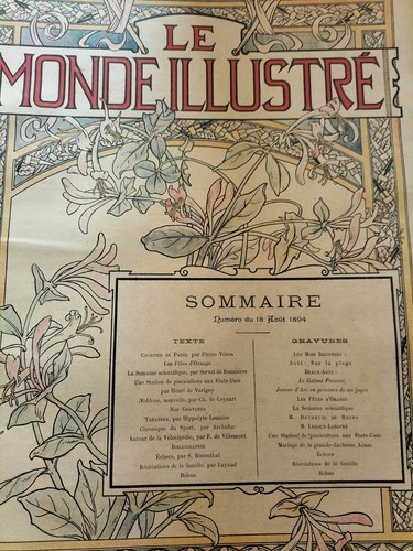 Monde illustre août - monde, 18