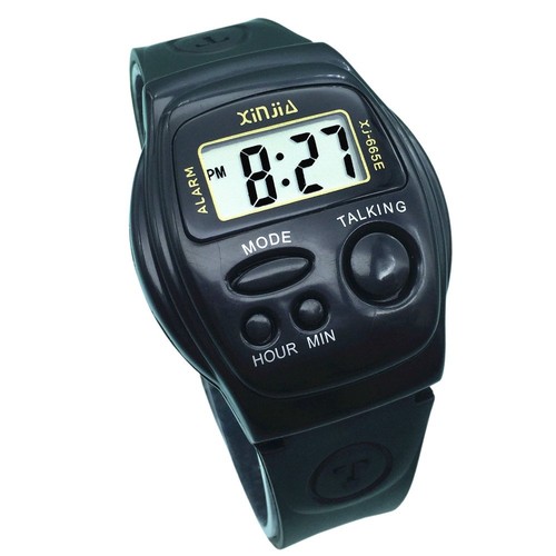 Montre parlante digitale noir - montre,